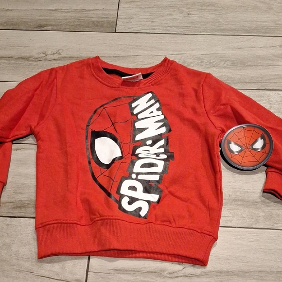 Spiderman Red Kids Sweatshirt - Picture 1 of 2